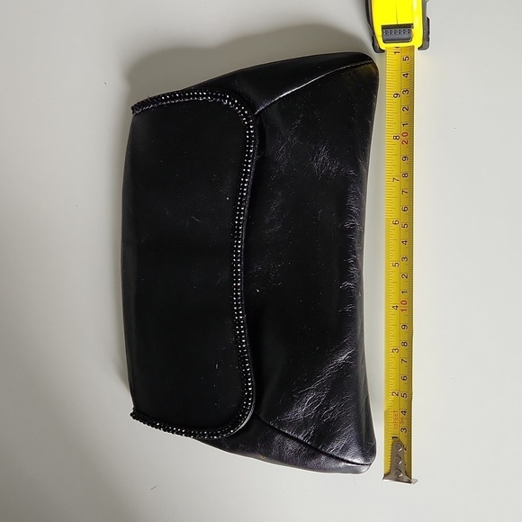 SWAROVSKI | Leather clutch crystals embellished black - Picture 7 of 8